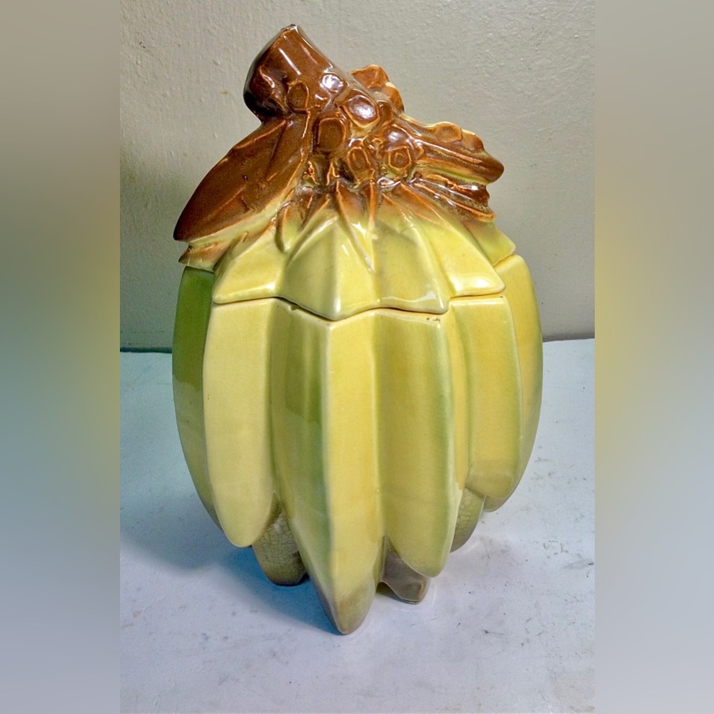 Vintage McCoy Pottery Bananas Cookie Jar Collectible Mid Century 1950’s